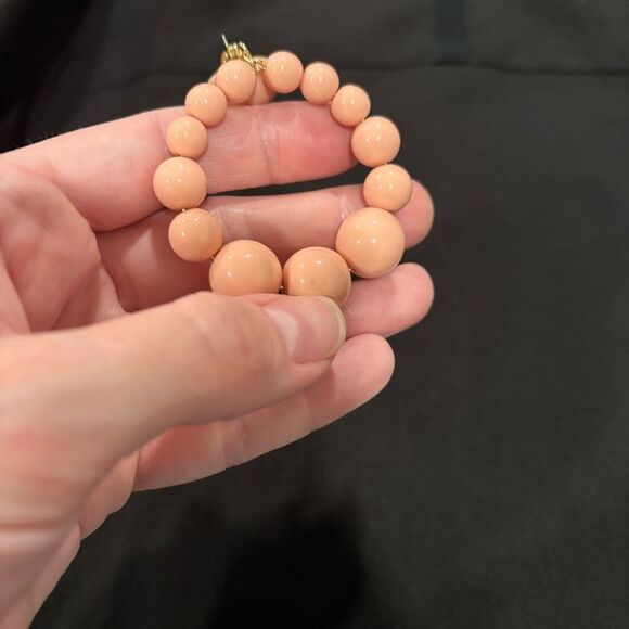 Sezane Pink Charlie Earrings - Nude (Pink) - Picture 5 of 6